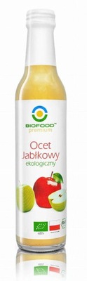 Ekologiczny OCET JABŁKOWY BIO 250ml Niefiltrowany