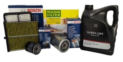 Mazda cx-5 ii 16- 2.2 skyactiv-d дизель фильтры набор + масло 0w30 5l фото №1