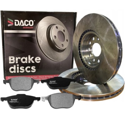 Тормозные диски i тормозные колодки перед набор mazda 3 bk 03- 5 05- фото №1