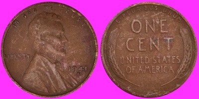 USA 1 Cent 1941 „S” - San Francisco /U 311