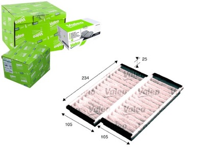 Valeo 715574 фильтр, вентиляция пространство пассажирский фото №1