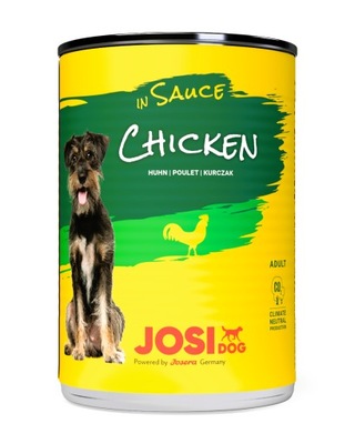 JosiDog puszka kurczak w sosie 415g