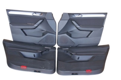 Оббивка обшивка двері mat vw touran сталь щітка фото №1