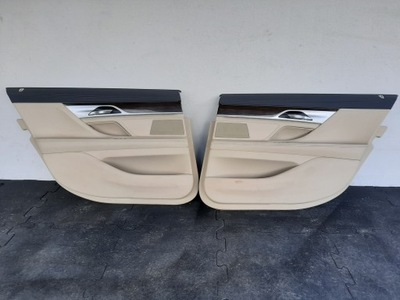 Оббивка двері обшивка лівий правий bmw 7 g12 фото №1