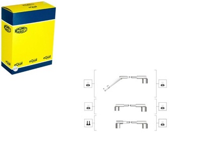 КОМПЛЕКТ ТРУБОК ZAPŁONOWYCH MERCEDES 123 C123 123 T-MODEL S123 123