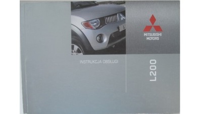 MITSUBISHI L200 2006-2010 instrukcja obsługi PL