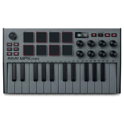 AKAI MPK MINI 3 GREY - Mini klawiatura sterująca