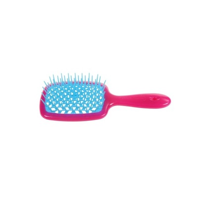 Janeke Superbrush Szczotka do włosów różowo-niebieska