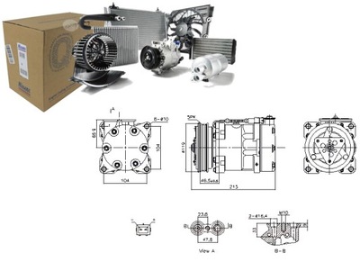 COMPRESOR DE ACONDICIONADOR CITROEN BERLINGO BERLINGO MINIVAN SAXO PEUGEOT  