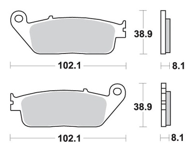 SBS КОЛОДКИ ТОРМОЗНЫЕ KH142 / KH226 STREET CERAMIC ЦВЕТ ЧЕРНЫЙ