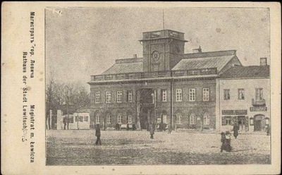 Magistrat m. Łowicza Rathaus ca 1915