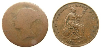 531. ANGLIA, 1 PENNY, 1849-1859)34,21mm, 17,66g.