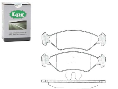 Тормозные колодки тормозные ford fiesta fiesta iii 1.1-1.8d фото №1