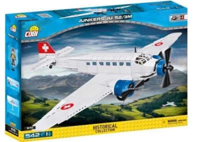 COBI 5711 Samolot Junkers JU 52/3M Mała Armia