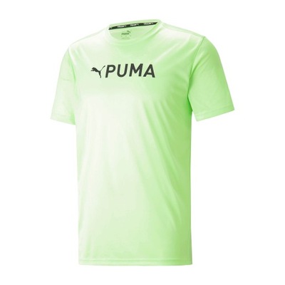T-shirt treningowy męski PUMA Fit Logo Cf Graphic zielony 523098 M