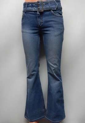 COOCHERS Spodnie damskie jeans dzwony W 29 L32