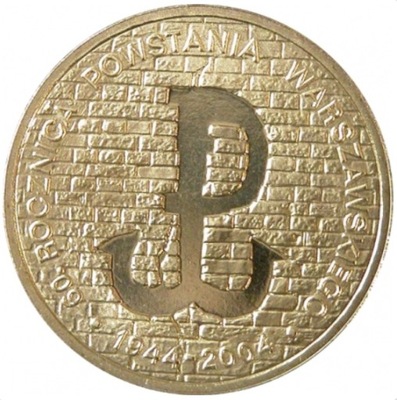 2zł - Powstanie Warszawskie - 60. rocznica - 2004