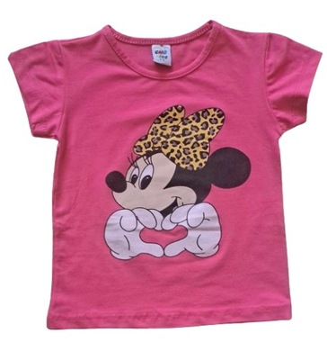 Koszulka T-shirt Myszka Minnie rozmiar 98/104