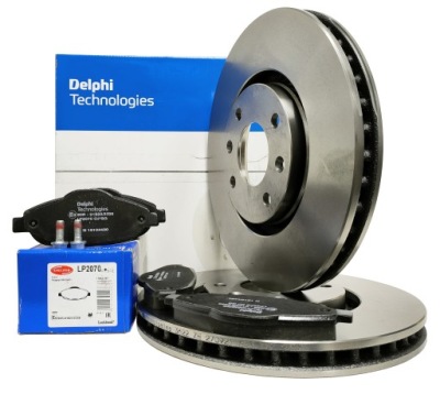 Delphi lp2070 набір гальмівних колодок гальмівних, гальма дискові фото №1