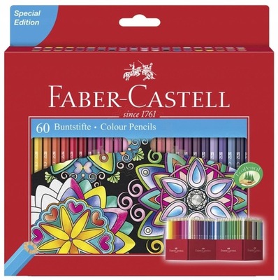 Kredki ołówkowe Faber-Castell 60 kolorów