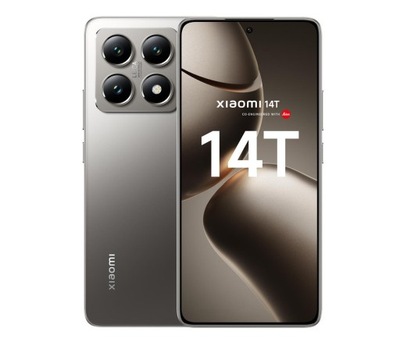 nowy Smartfon Xiaomi 14T 5G 12/256GB Titan Black Dual SIM