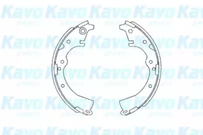 КОМПЛЕКТ КОЛОДОК ТОРМОЗНЫХ TOYOTA KAVO PARTS