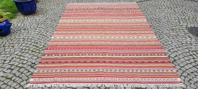 PIĘKNY ORIENTALNY TKANY DYWAN KILIM 204/310CM