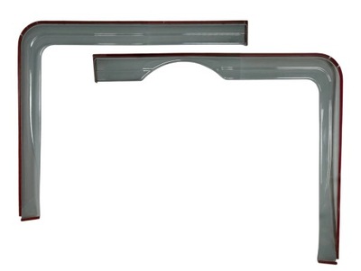 Ветровики окон боковых молдинг scania s/r 2017- фото №1