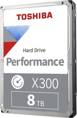 DYSK HDD TOSHIBA PERFORMANCE X300 8TB 7200RPM