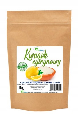 KWASEK CYTRYNOWY KWAS SPOŻYWCZY 1KG