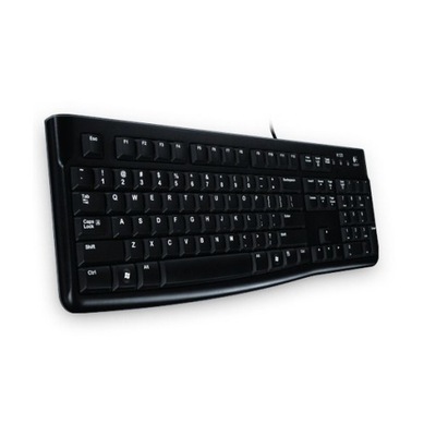 Klawiatura przewodowa Logitech K120 LITEWSKA czarna