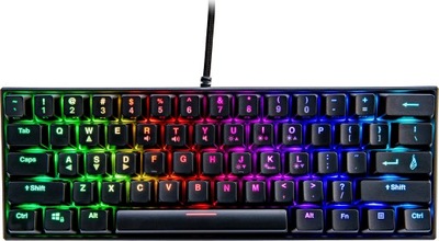 Klawiatura Przewodowa Surefire Kingpin M1 Gamingowa 60% Rgb Qwerty English