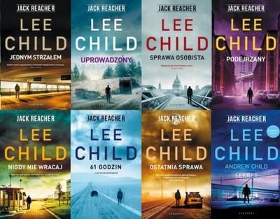 Jack Reacher Jednym strzałem Lee Child pakiet 8 książek