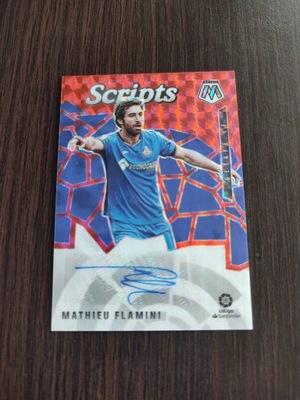 Mathieu Flamini prizm mosaic Getafe autograf