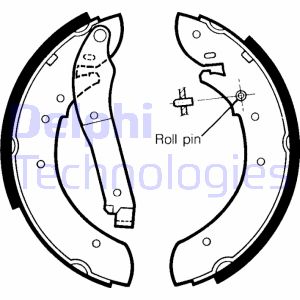 DELPHI LS1349 JUEGO ZAPATAS DE FRENADO  