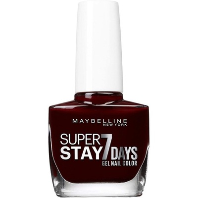 MAYBELLINE lakier do paznokci Super Stay 7 days 287 Midnight Red