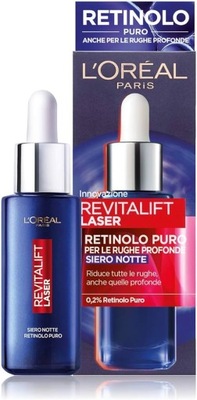 L'Oreal Revitalift Laser Pure Serum do twarzy z retinolem na noc 30ml