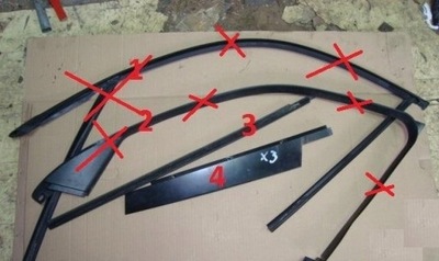 Bmw x3 рамка пластик двері правий перед фото №1