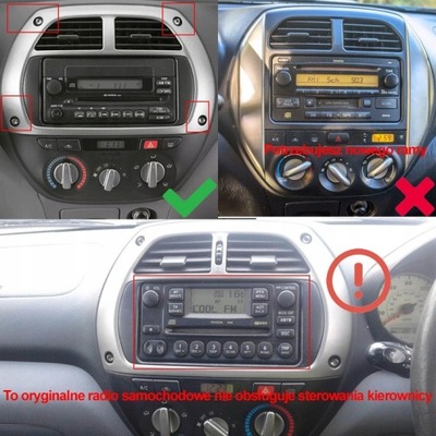 Radio samochodowe SRAODN For Toyota RAV4 Rav 4 2001 - 2006 4G 64G 2-DIN