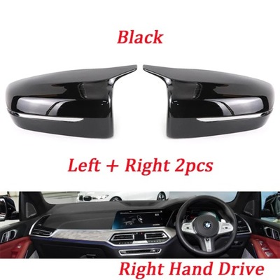 CARBÓN FIBER EXTERIOR SIDE REARVIEW MIRROR COVER TRIM FOR BMW 3 4 5 ~59156  