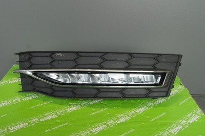 LAMP DRIVER DAYTIME SUPERB FACELIFT DRL SUPERB 3V RIGHT DEFLECTOR CHROME  