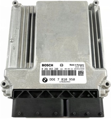 ECU BMW X5 X6 E71 3.0 DDE7810950 0281015240 