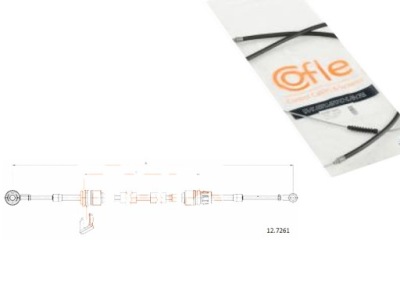 Cofle 12.7261 натягувач троси, ручний коробка передач передач фото №1