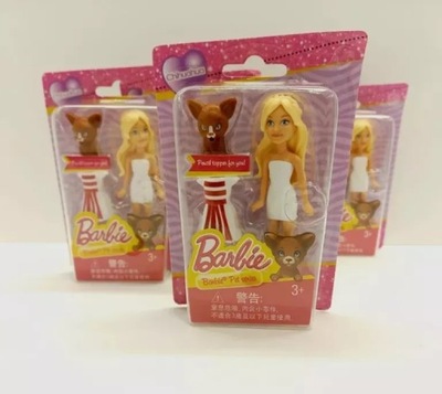 MINI LALKA BARBIE Z PUPILEM CHIHUAHUA