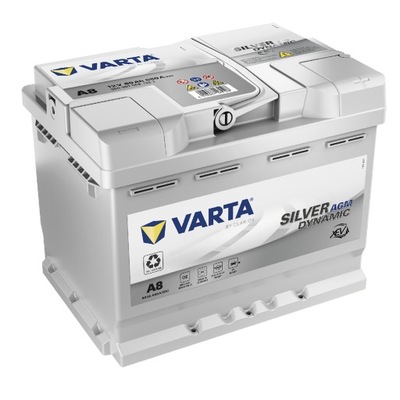 АККУМУЛЯТОР VARTA SILVER AGM D52 START-STOP 60AH 680A A8