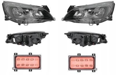 Фара лампа opel astra j 09-12 hella l+p фото №1