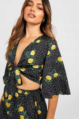 WIĄZANIE 5W8 NE7__L BOOHOO TOP PRINT