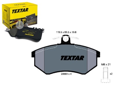 КОЛОДКИ ТОРМОЗНЫЕ VW ПЕРЕД A80 82-96 A100 A4 -97 BE