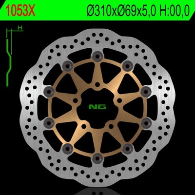 ДИСК NG BRAKE DISC NG1053X