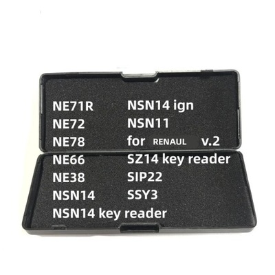Lishi 2 in 1 NE71R NE72 NE78 NE66 NE38 NSN14 key reader NSN11 sz14 ~23134